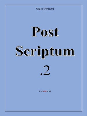 cover image of Post Scriptum. 2